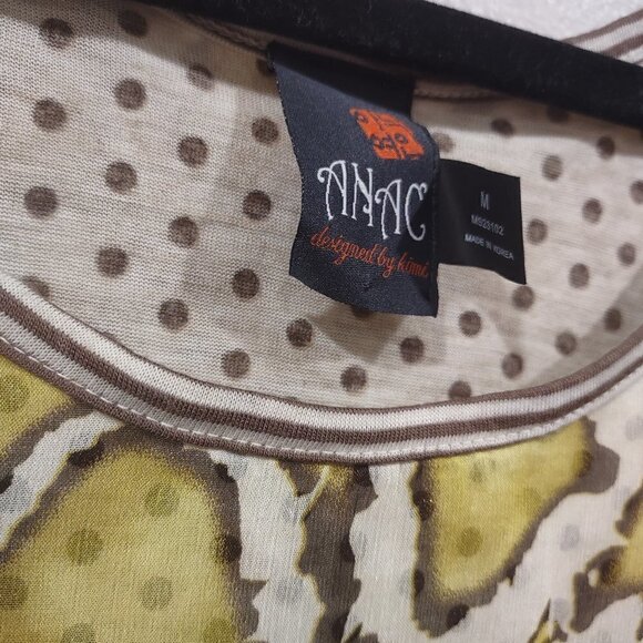 ANACDesigns by Kimi Kim Boho Sleeveless Layered Top Size Medium - Picture 3 of 7